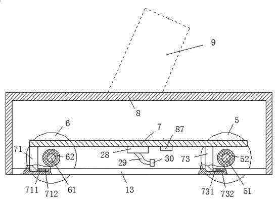 Welding seam welding vehicle