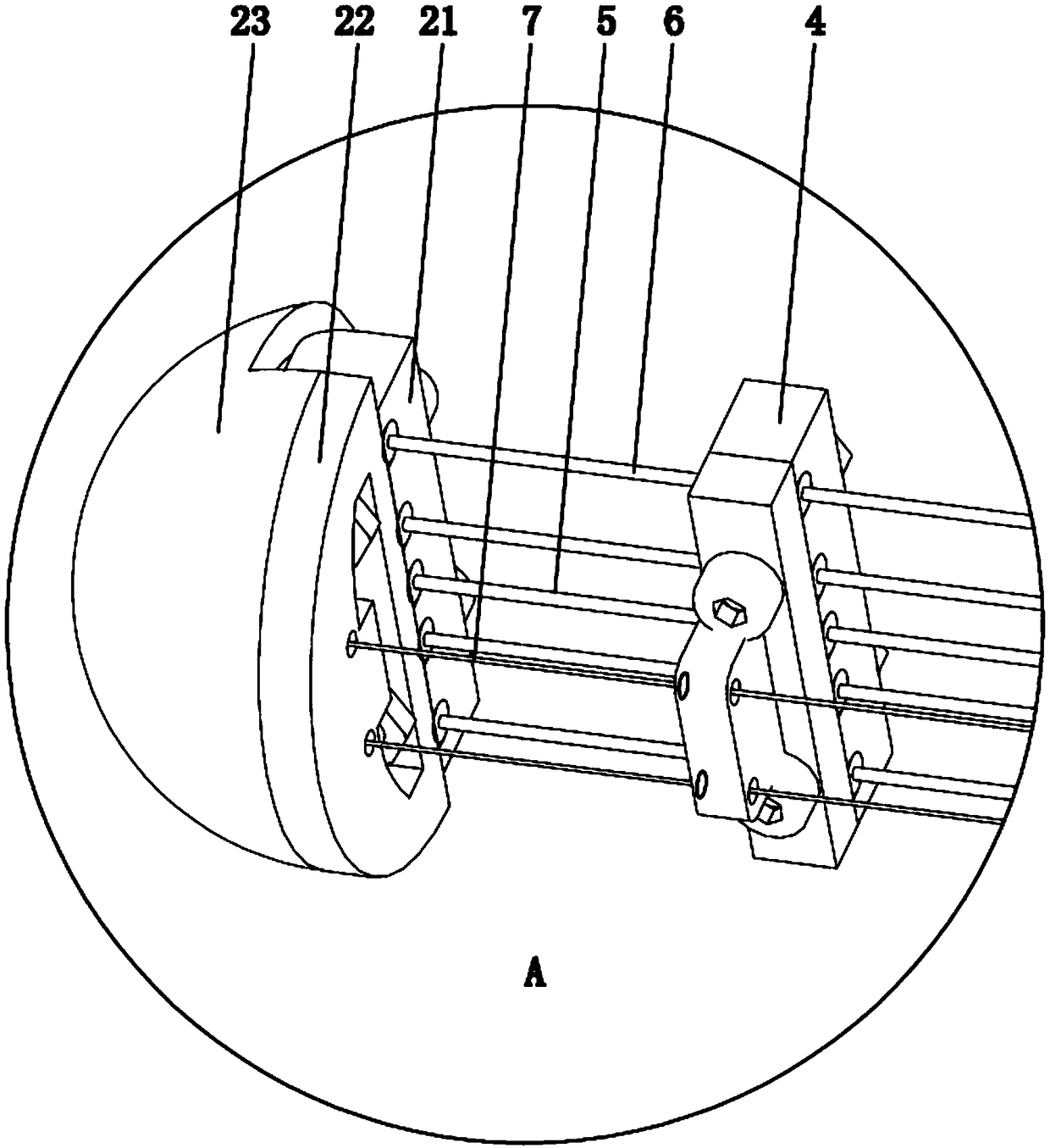 Structure decoupling driven variable-stiffness soft hand