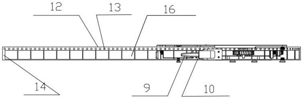 Material belt and film separation equipment of chip mounter feeder and application of material belt and film separation equipment