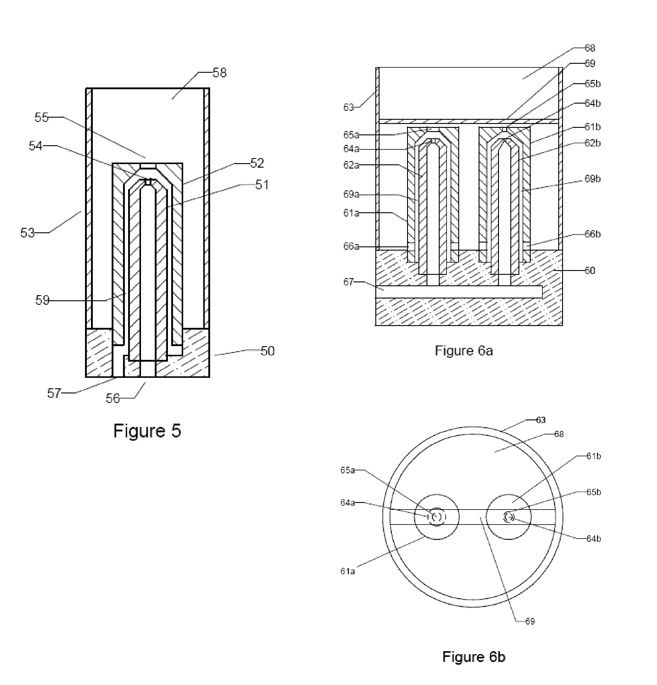 Process and apparatus for localized coating of assembled cascade impactor particle collection surfaces