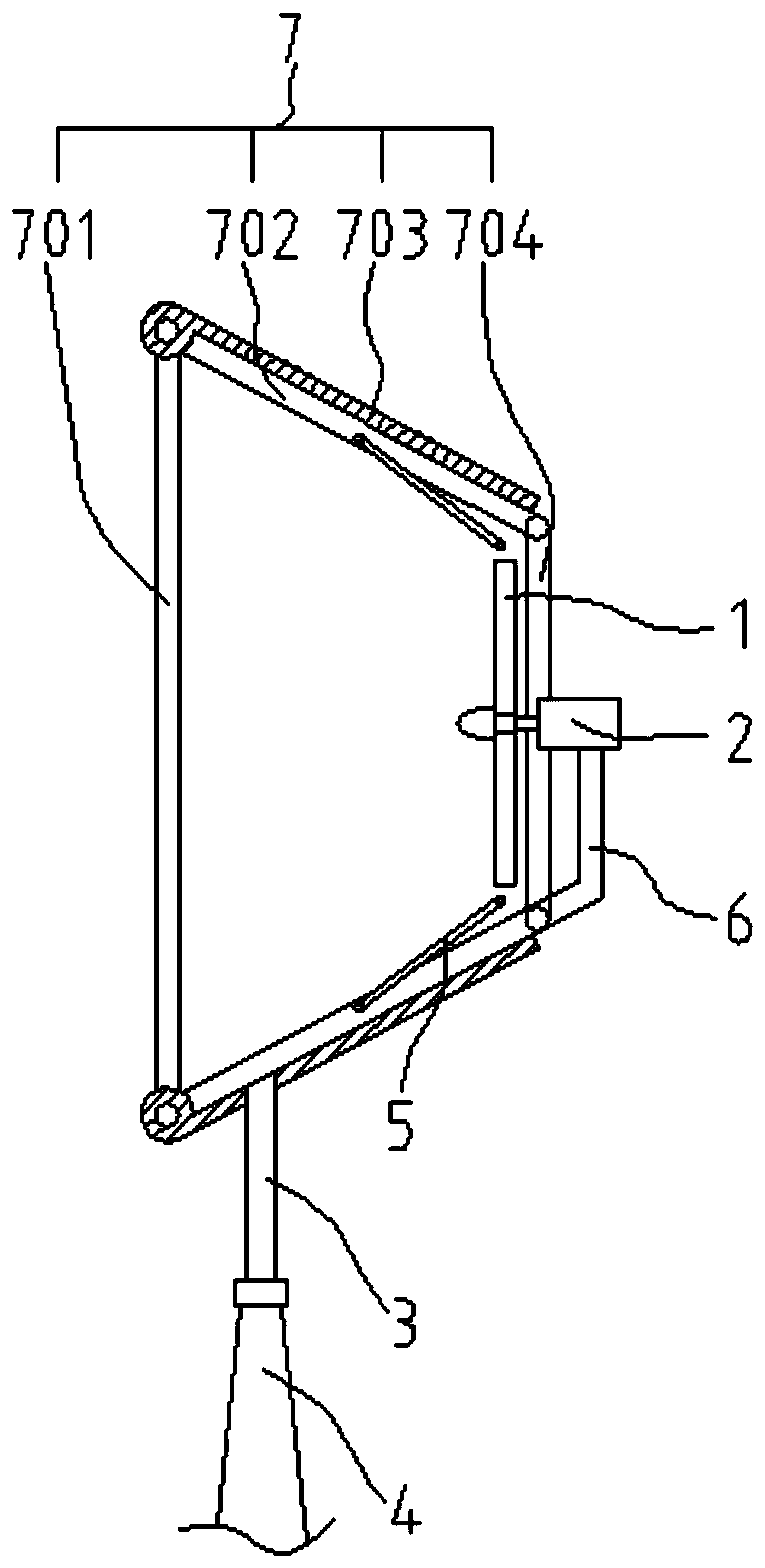 Venturi-type breeze and moderate wind electric generator