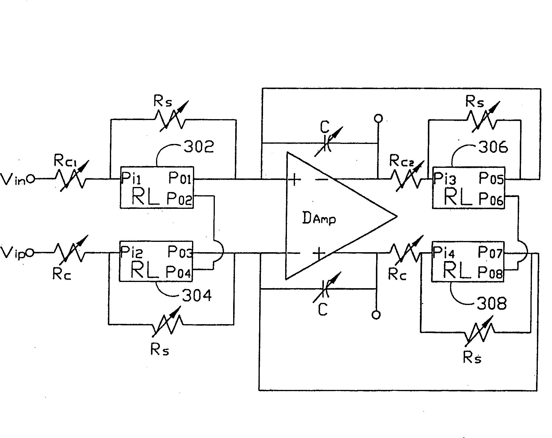 Programmable/adjustable active electric resistance-capacitance wave filter and method thereof