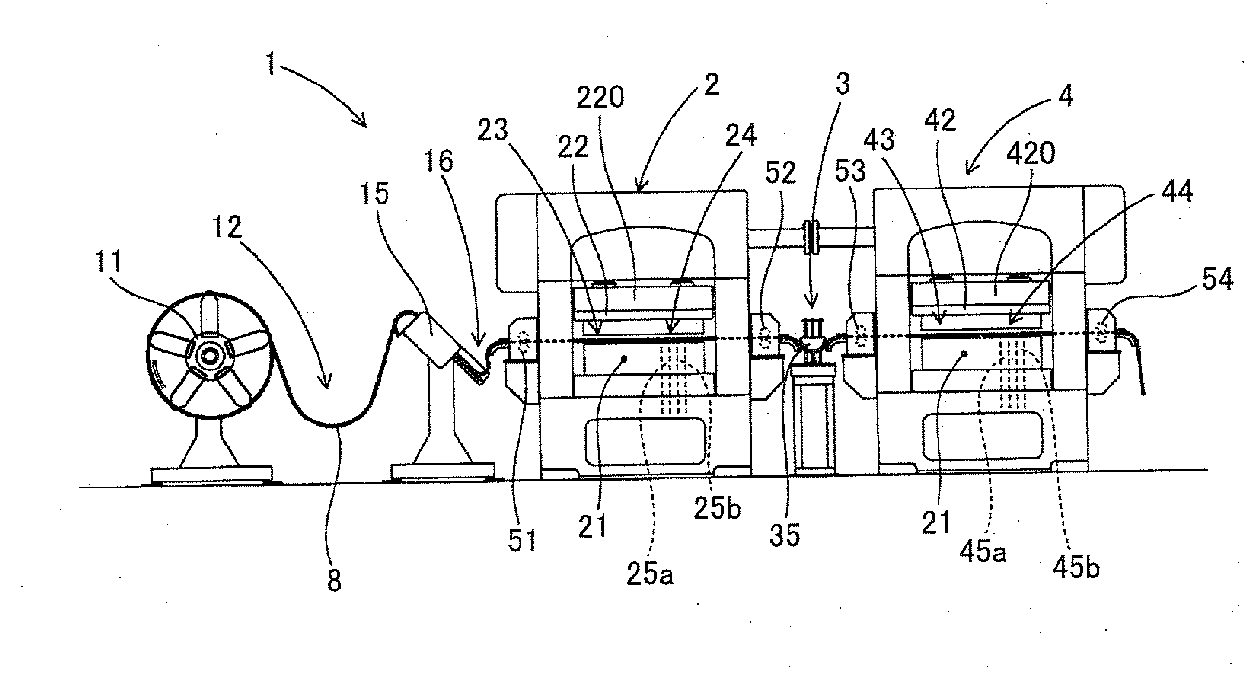 Laminated core punching apparatus