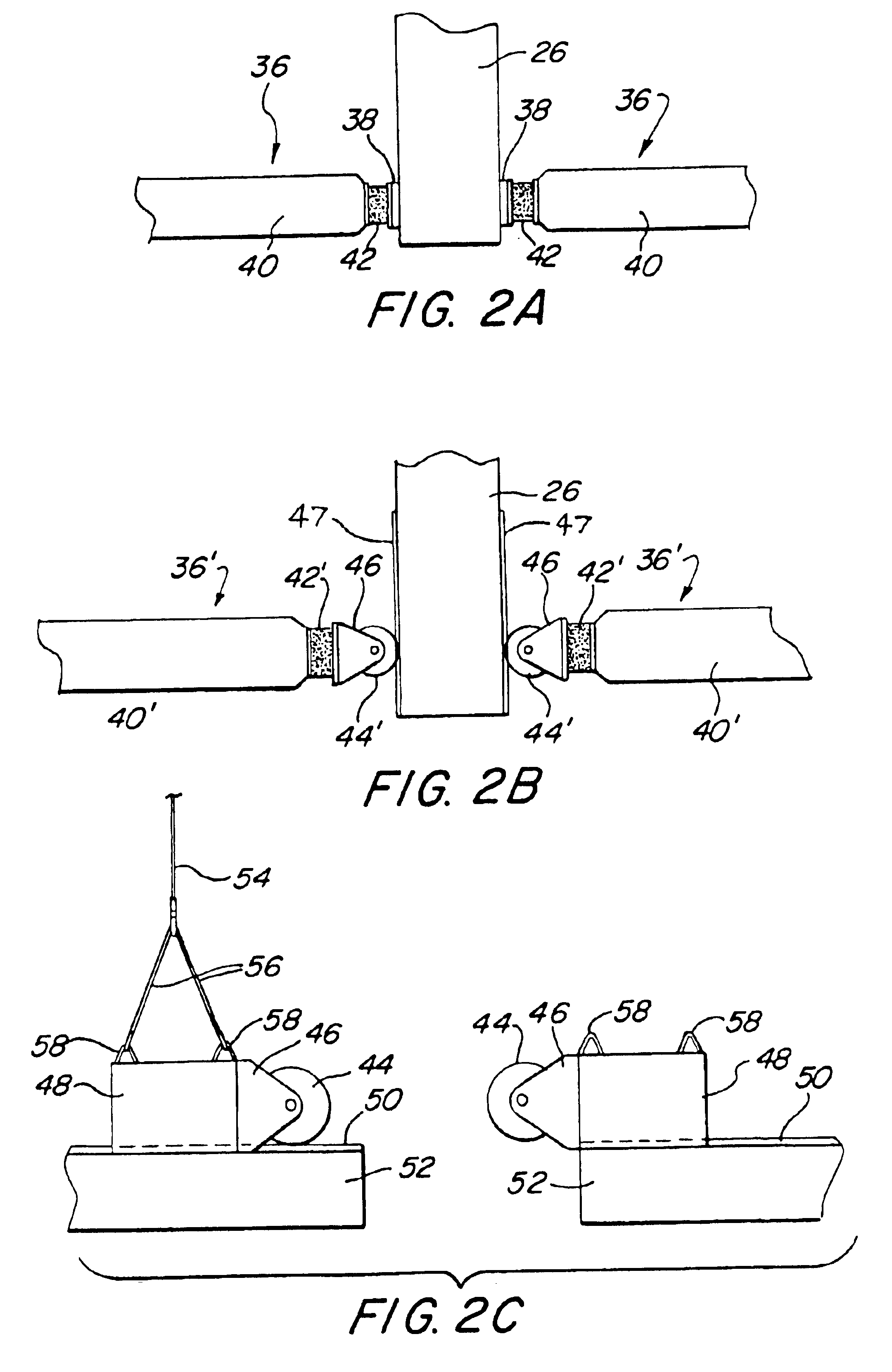 Multi-cellular floating platform with central riser buoy