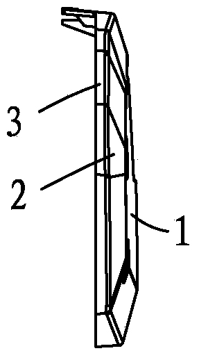 Back decorative plate of generating set