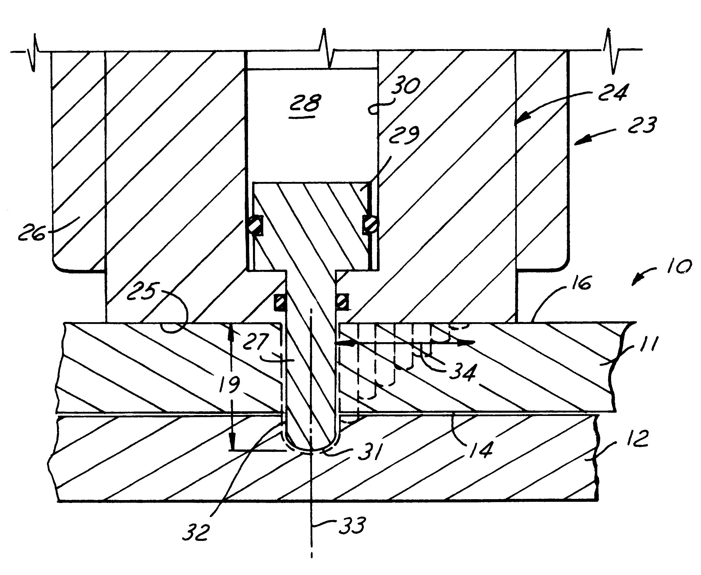 Fabricating low distortion lap weld construction