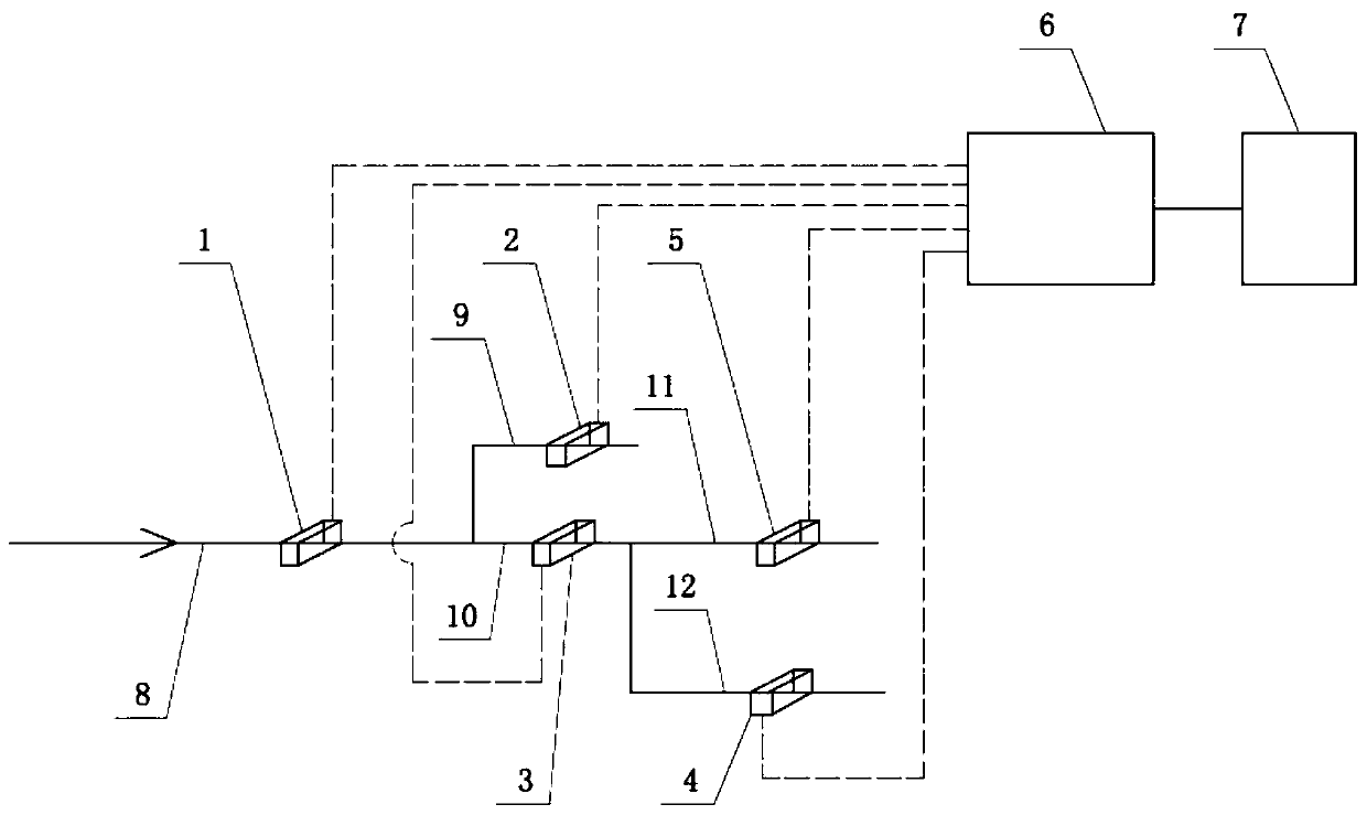 Pipe network leakage detecting system