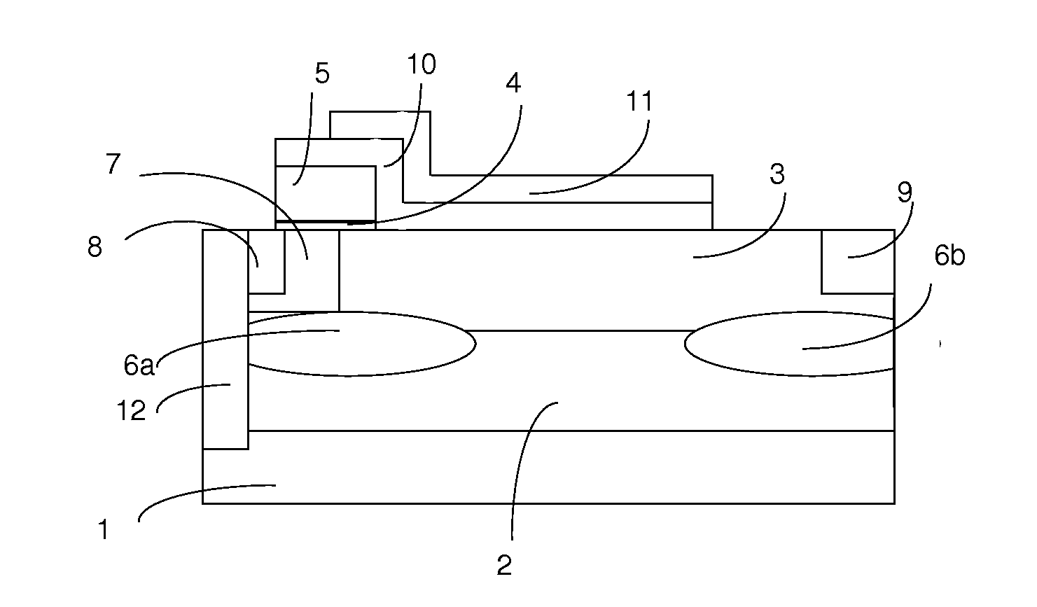 RF ldmos device and method of forming the same