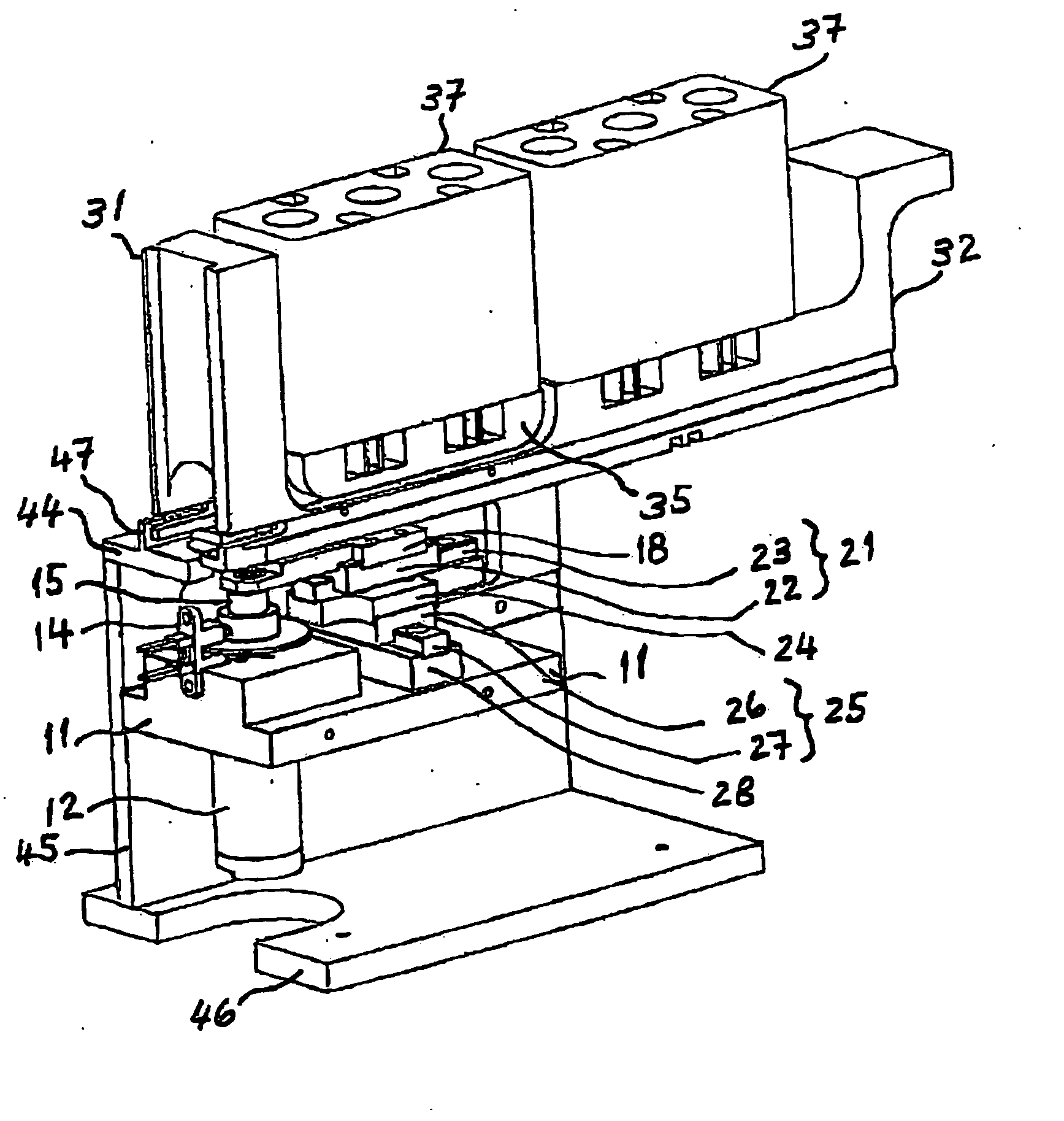 Shaker device for analyzer apparatus and analyzer comprising same