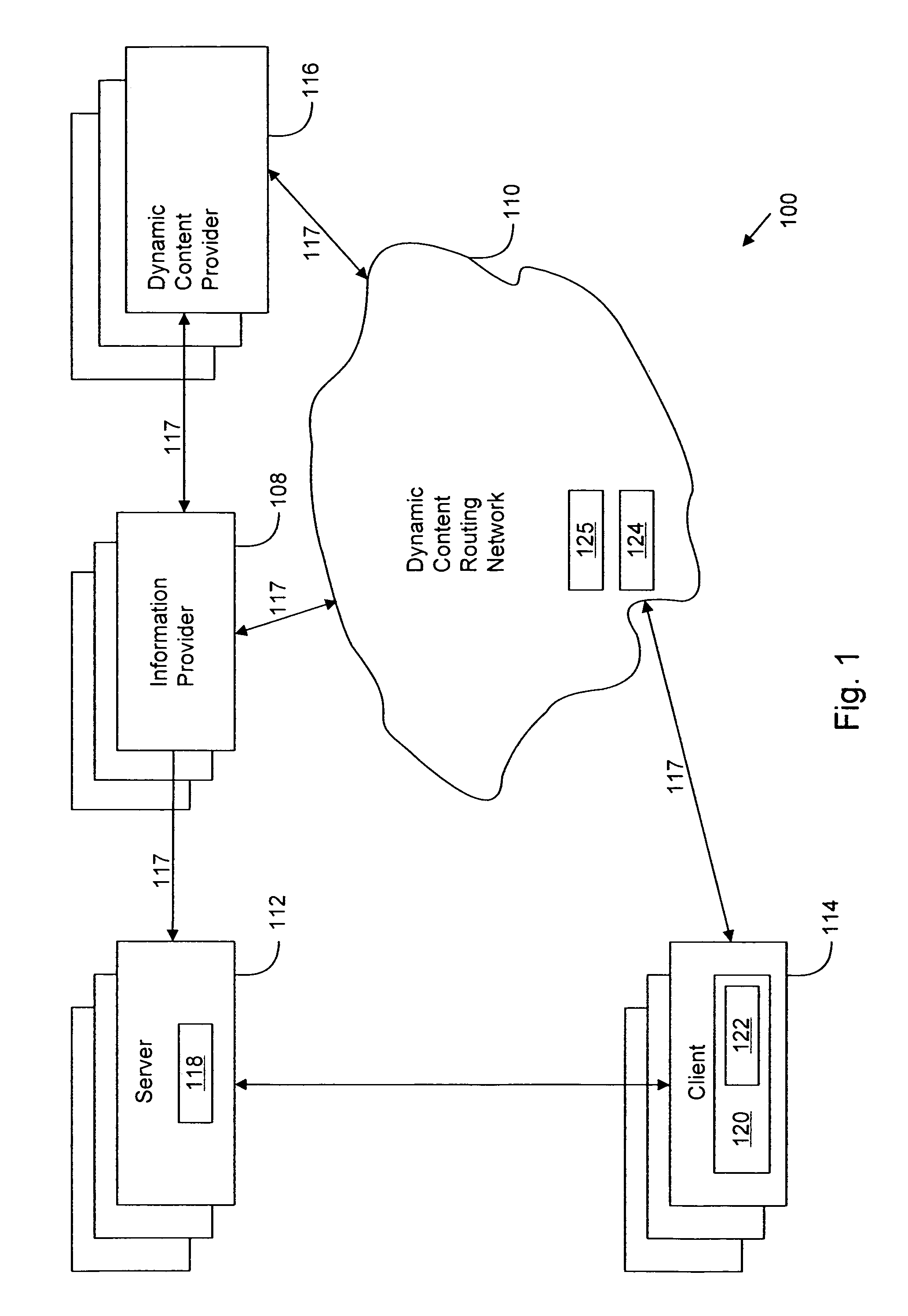 Asynchronous messaging using a node specialization architecture in the dynamic routing network