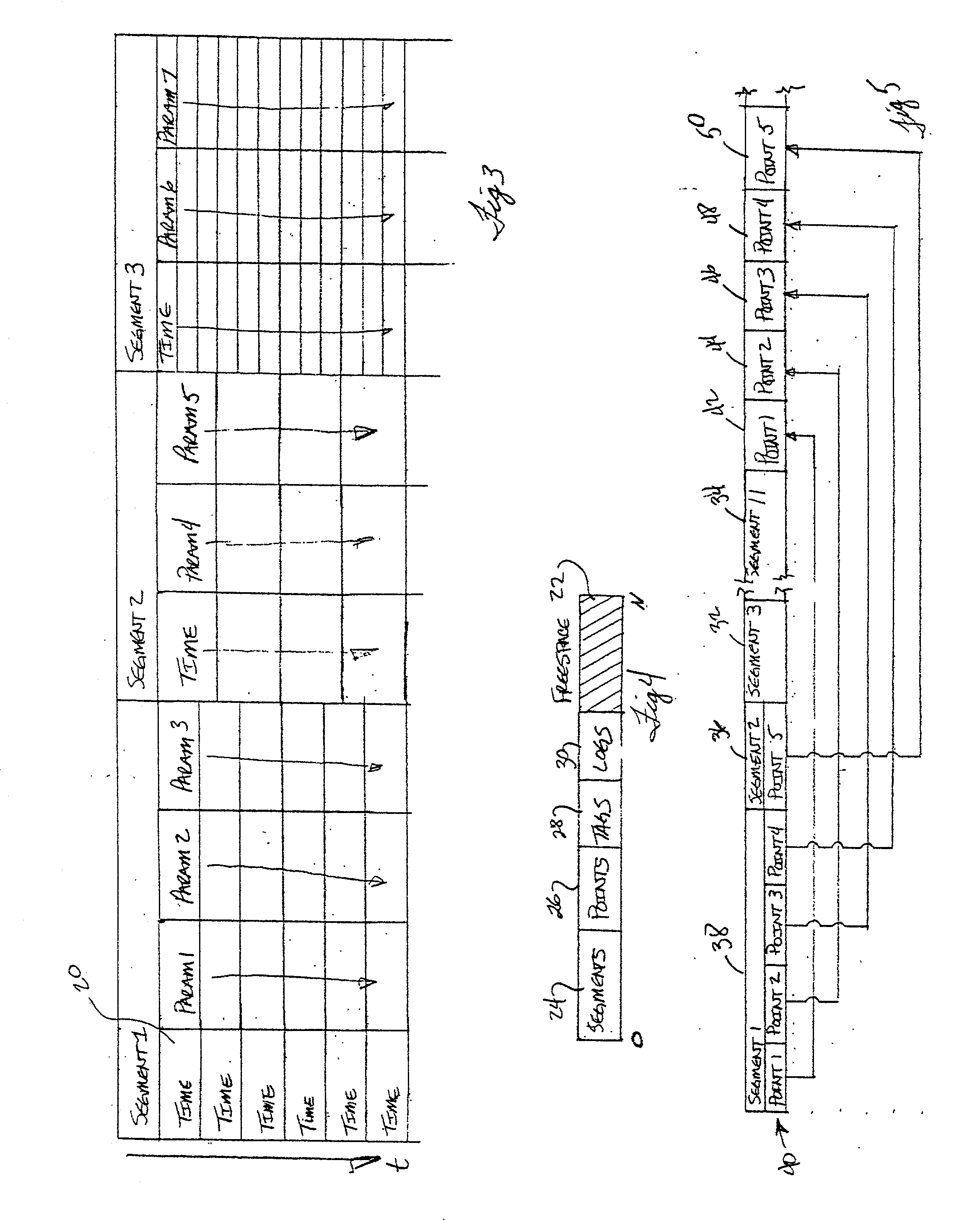 In-place dynamically re-sizeable persistent historical database