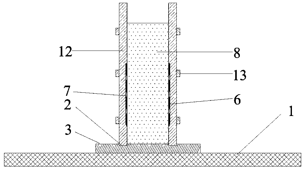 Soil sample making device and usage method thereof