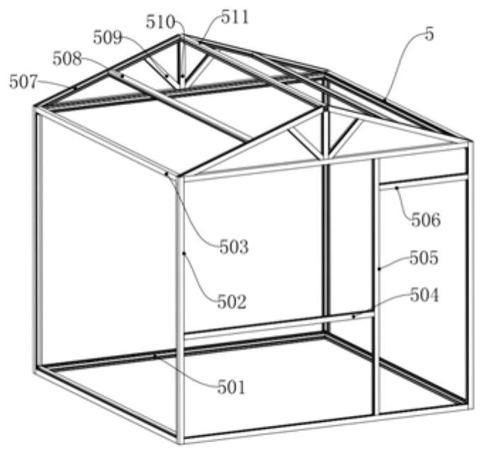 Composite sectional material of frame, assembly low-rise building and demounting and mounting method