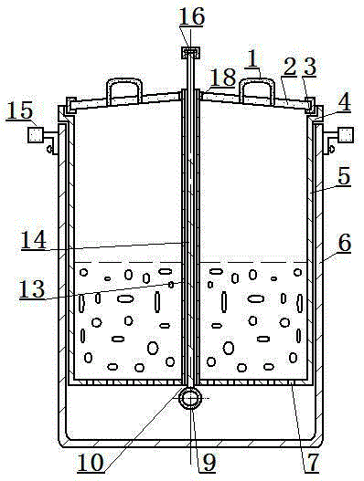 Pot convenient for separating decoction dregs and grasping drug decoction progress