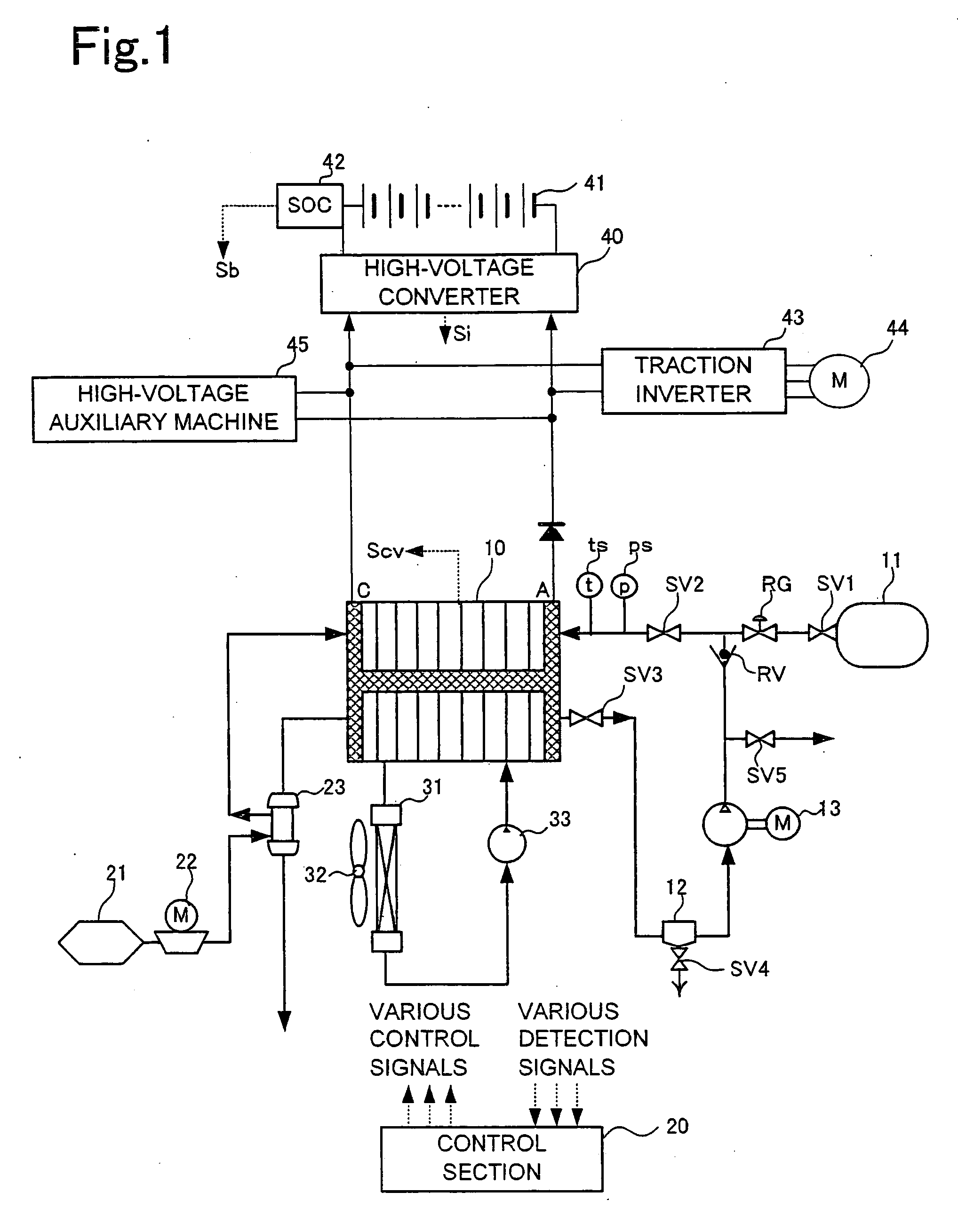 Fuel cell system and method for removing residual fuel gas