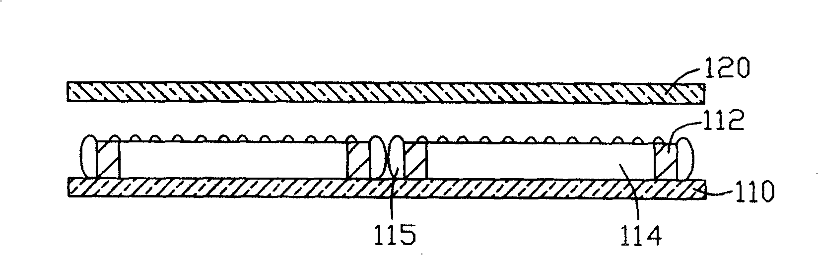 Panel for liquid crystal display