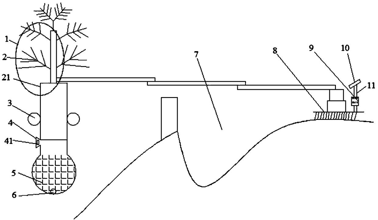 Wave attenuation bottle device