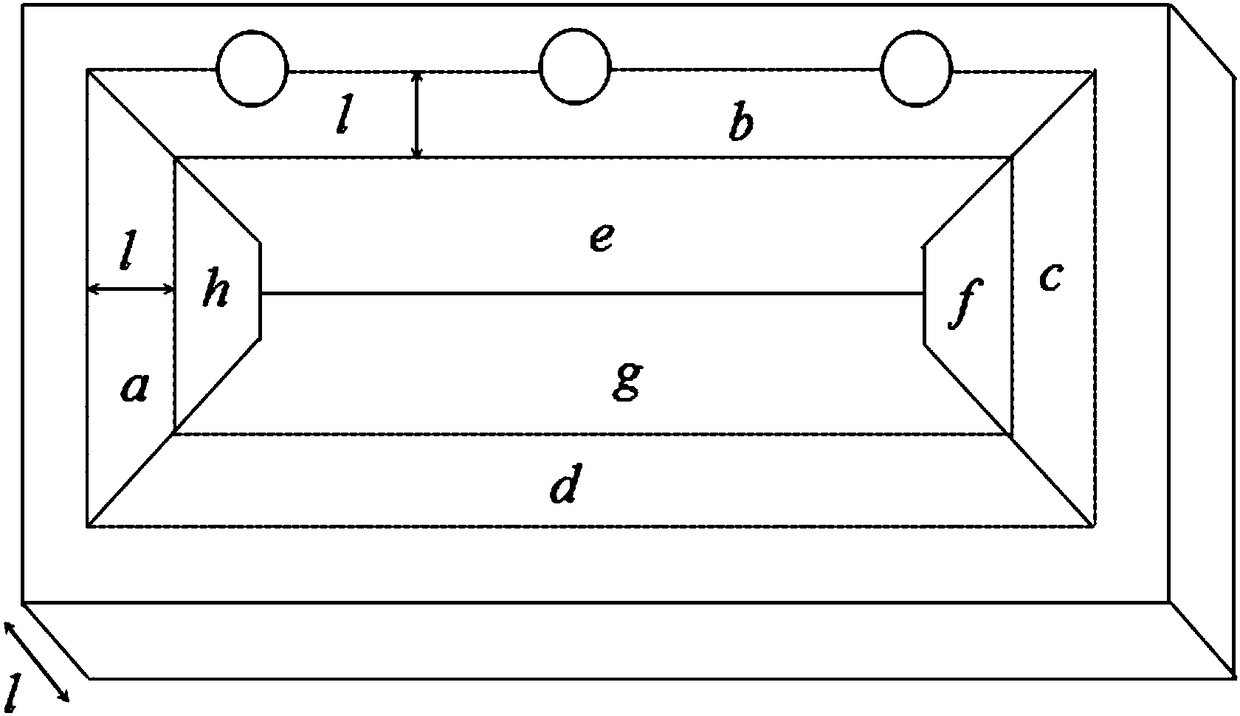 An integrated cutting and embossing double-layer packaging box and anti-counterfeiting packaging method