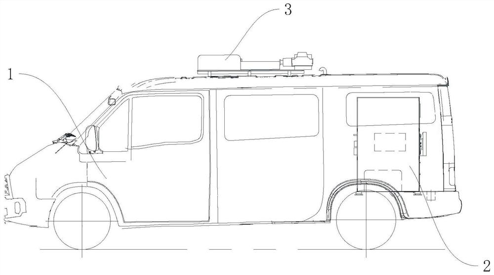 Hydrogen energy emergency rescue power supply vehicle and working method thereof