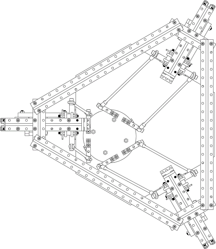 Leap motion parallel mechanical arm based on Leap Motion and operation method and control system of leap motion parallel mechanical arm