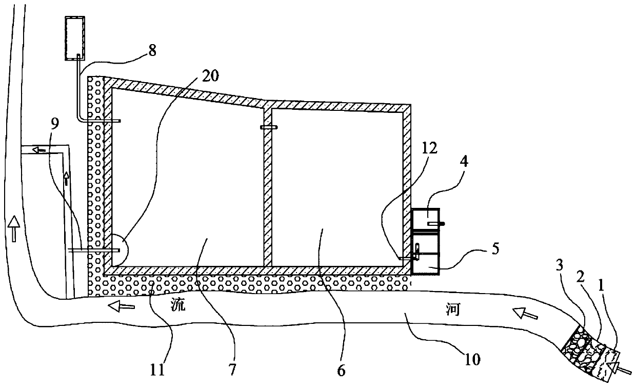 Carbon fiber-based mine wastewater treatment system and groundwater decontamination process