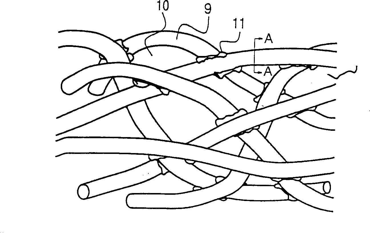 Cell separator manufacturing method, cell separator and alkaline storage battery using said separator