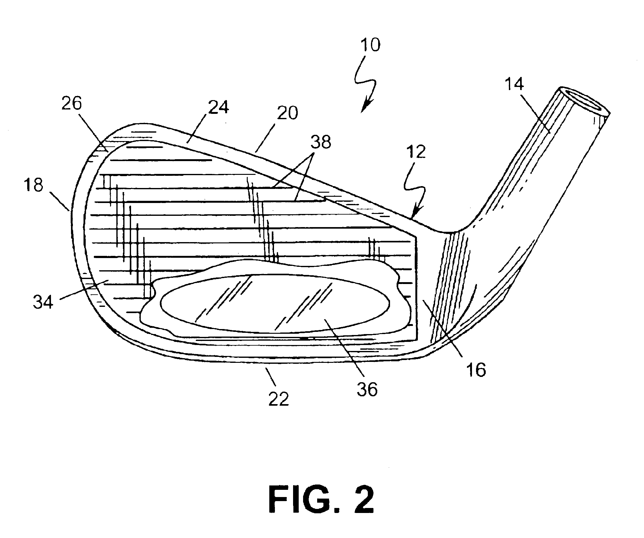 Set of golf club irons