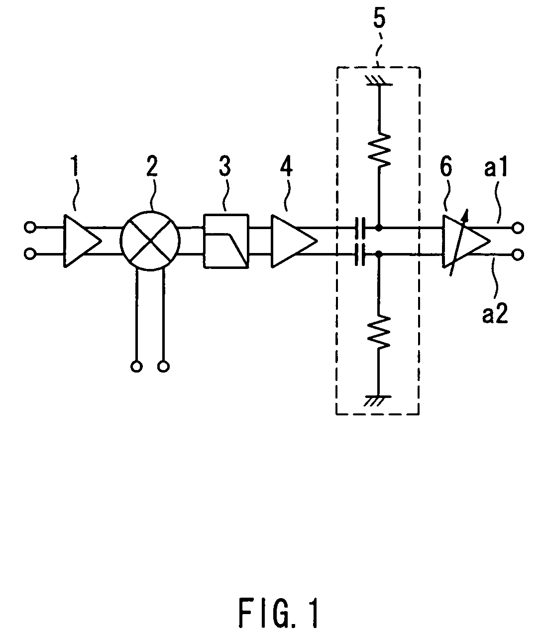 Direct conversion receiver circuit