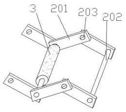 A sand scraping mechanism for cast iron casting