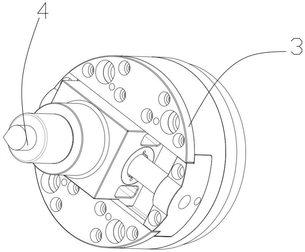 Air compressor crank double-end synchronous positioning and clamping device