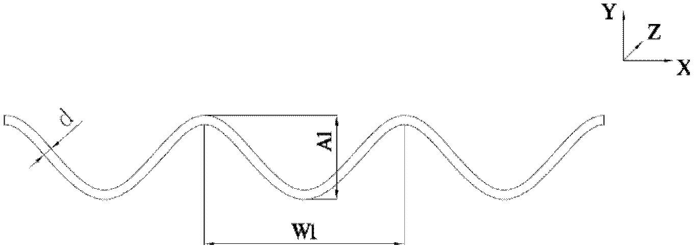 Spiral waveform cutting metal wire as well as manufacturing method and equipment thereof