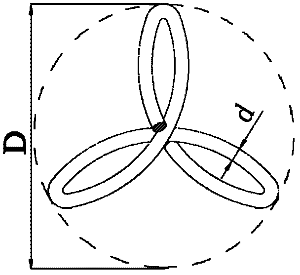 Spiral waveform cutting metal wire as well as manufacturing method and equipment thereof