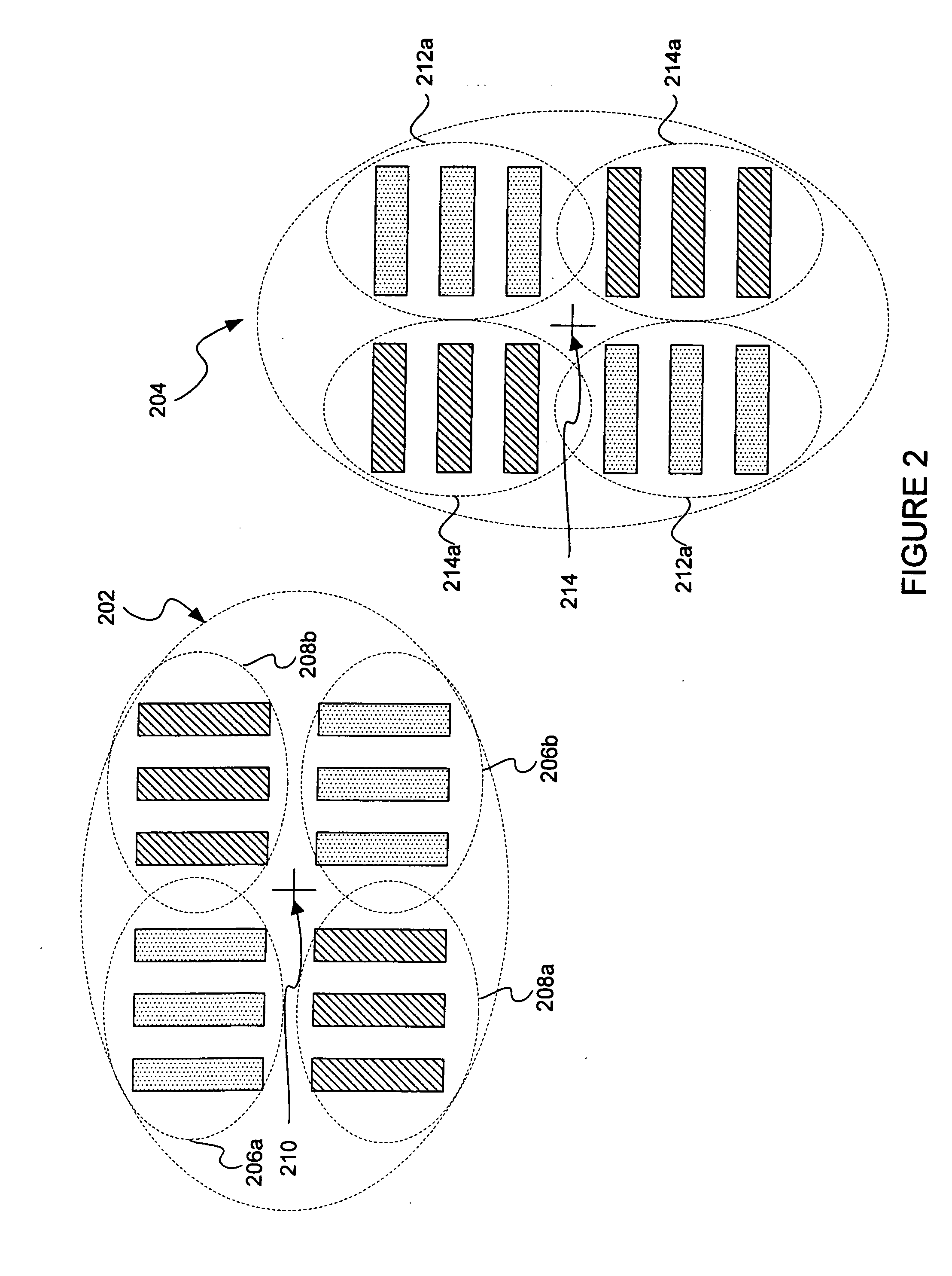 Apparatus and methods for determining overlay of structures having rotational or mirror symmetry