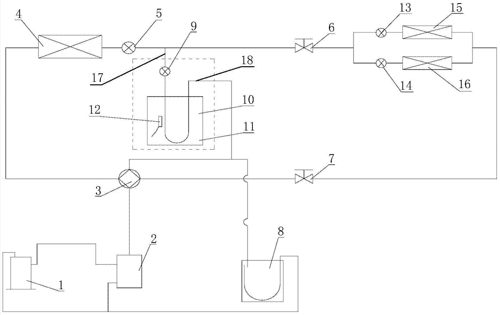 Variable frequency air conditioner and radiator of outdoor nit thereof