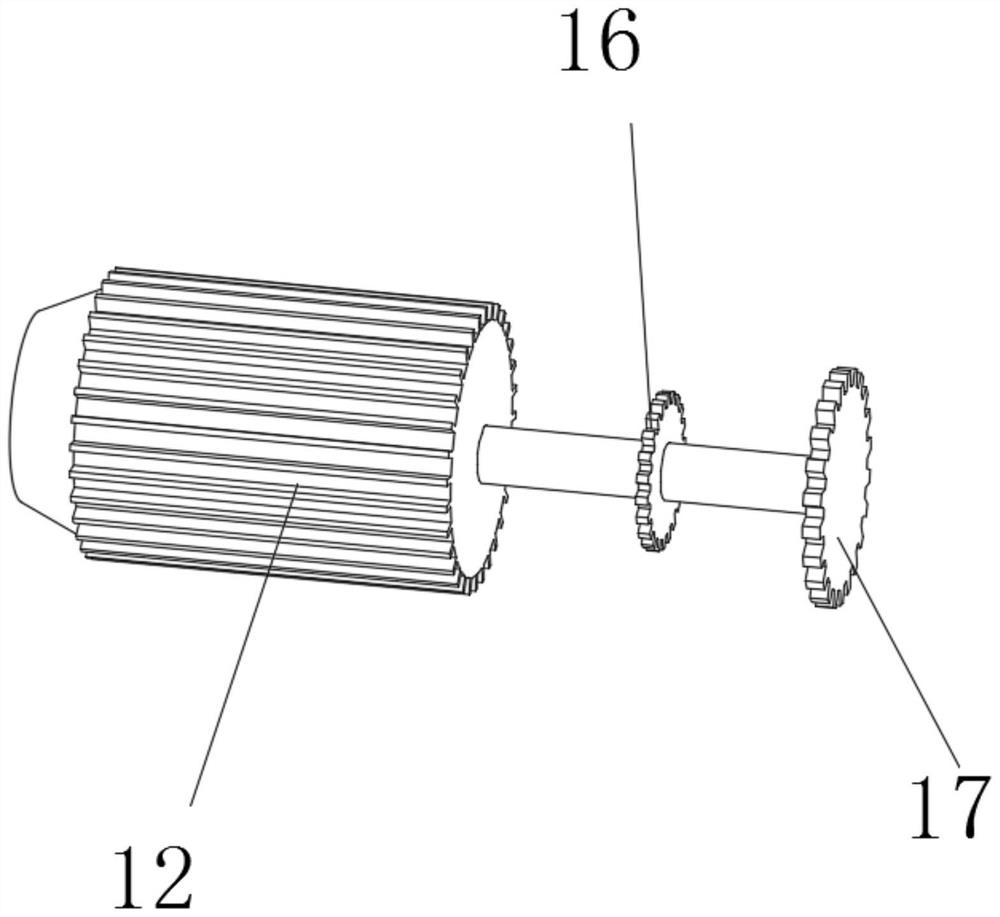 Uniform grass seed scattering device for ecological vegetation restoration