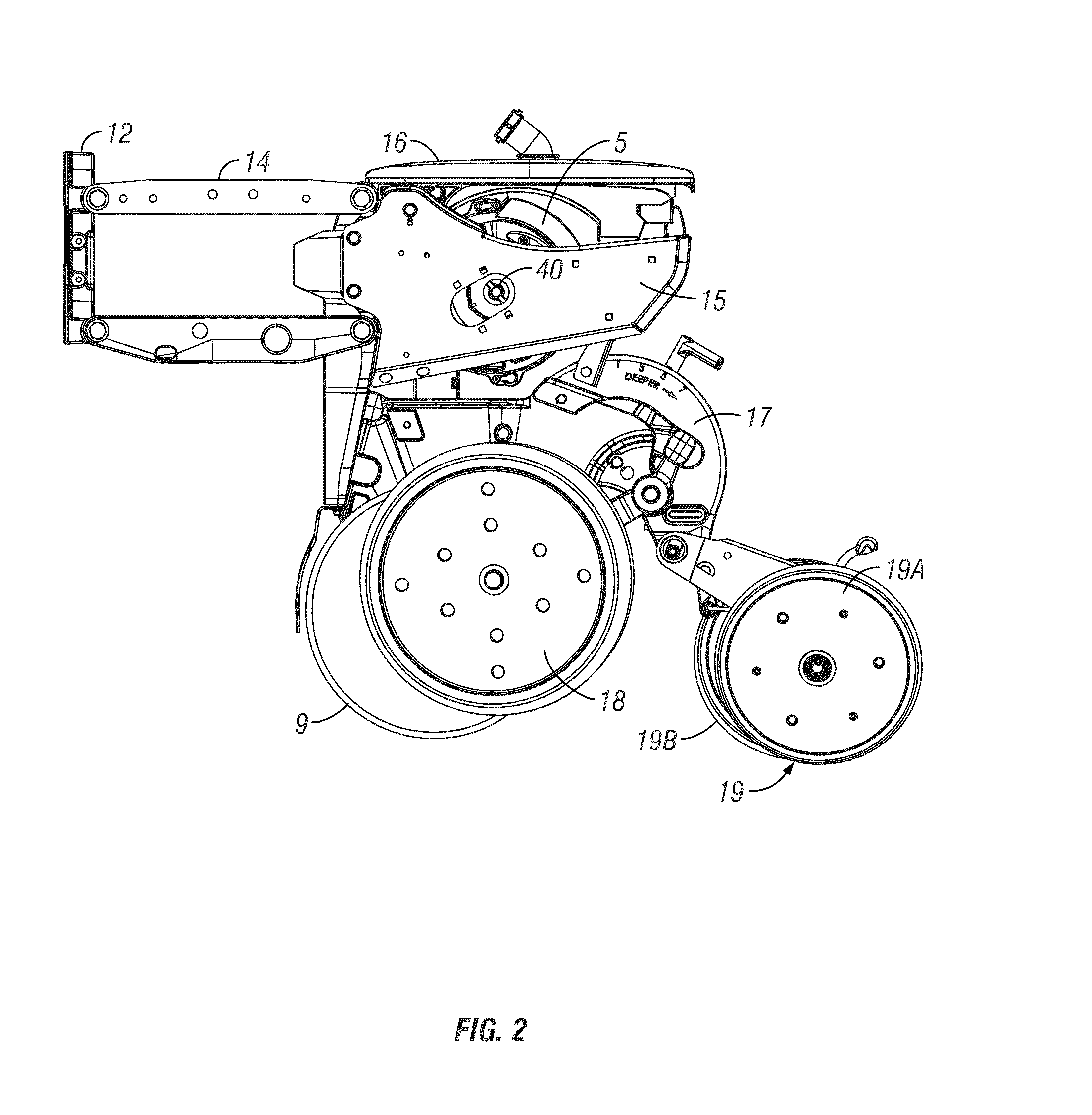 Air seed meter housing with seed path relief