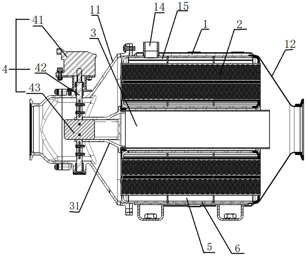 A kind of automobile waste heat recovery evaporator