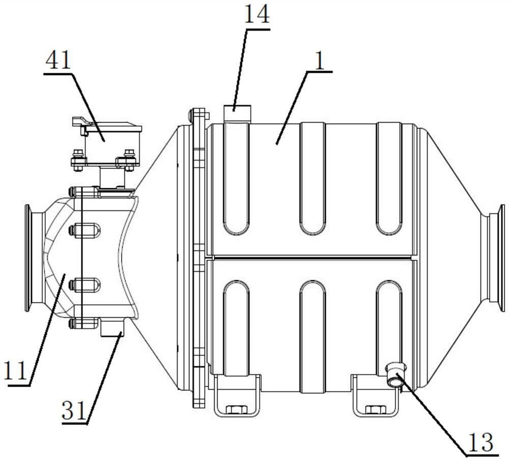 A kind of automobile waste heat recovery evaporator