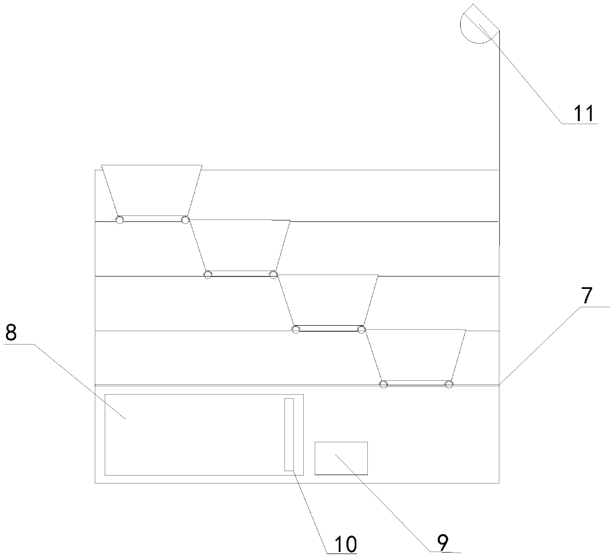 A planting system for gas cultivation to increase the oxygen absorption effect of plant roots