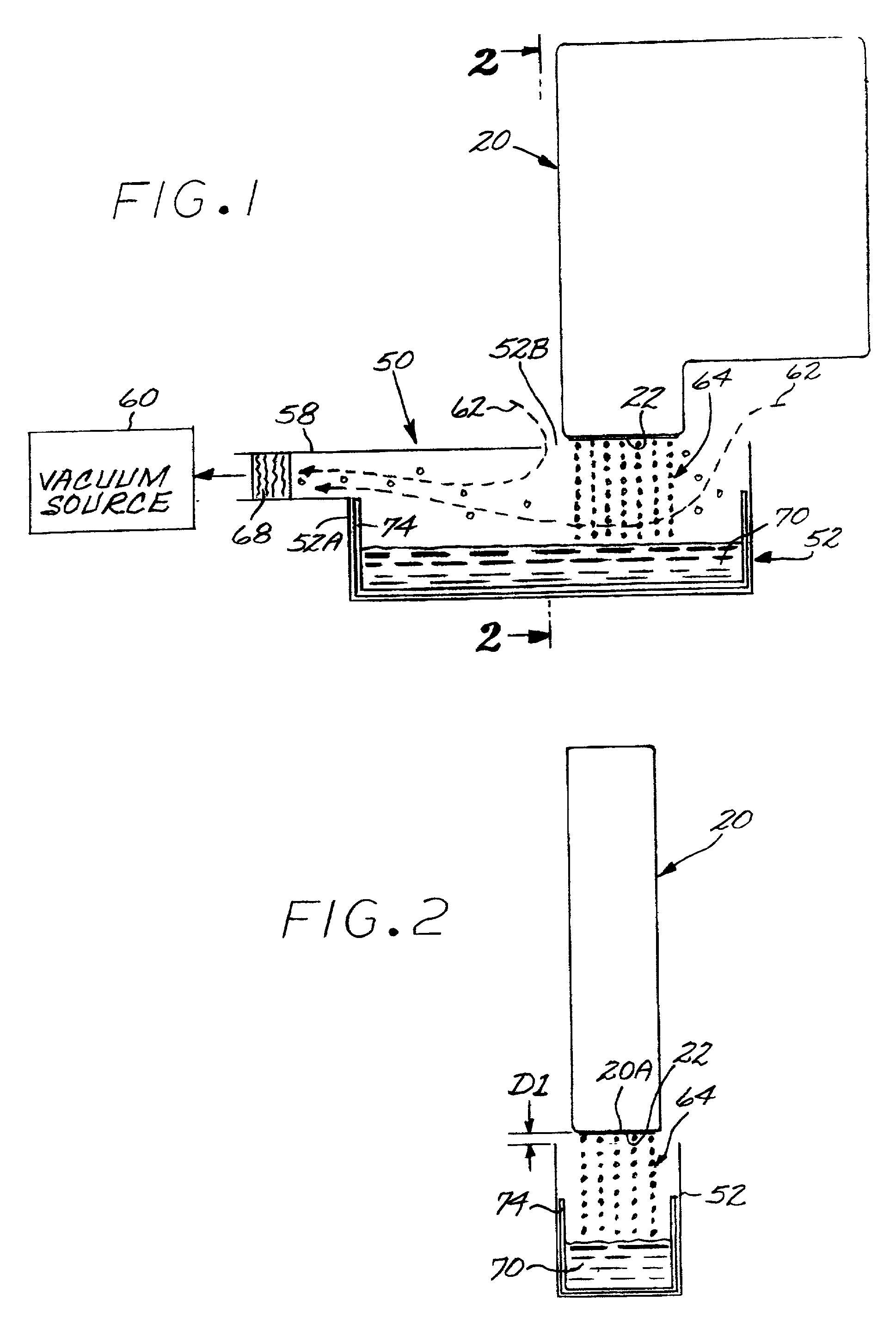 Vacuum spittoon for collecting ink during servicing of ink jet printheads