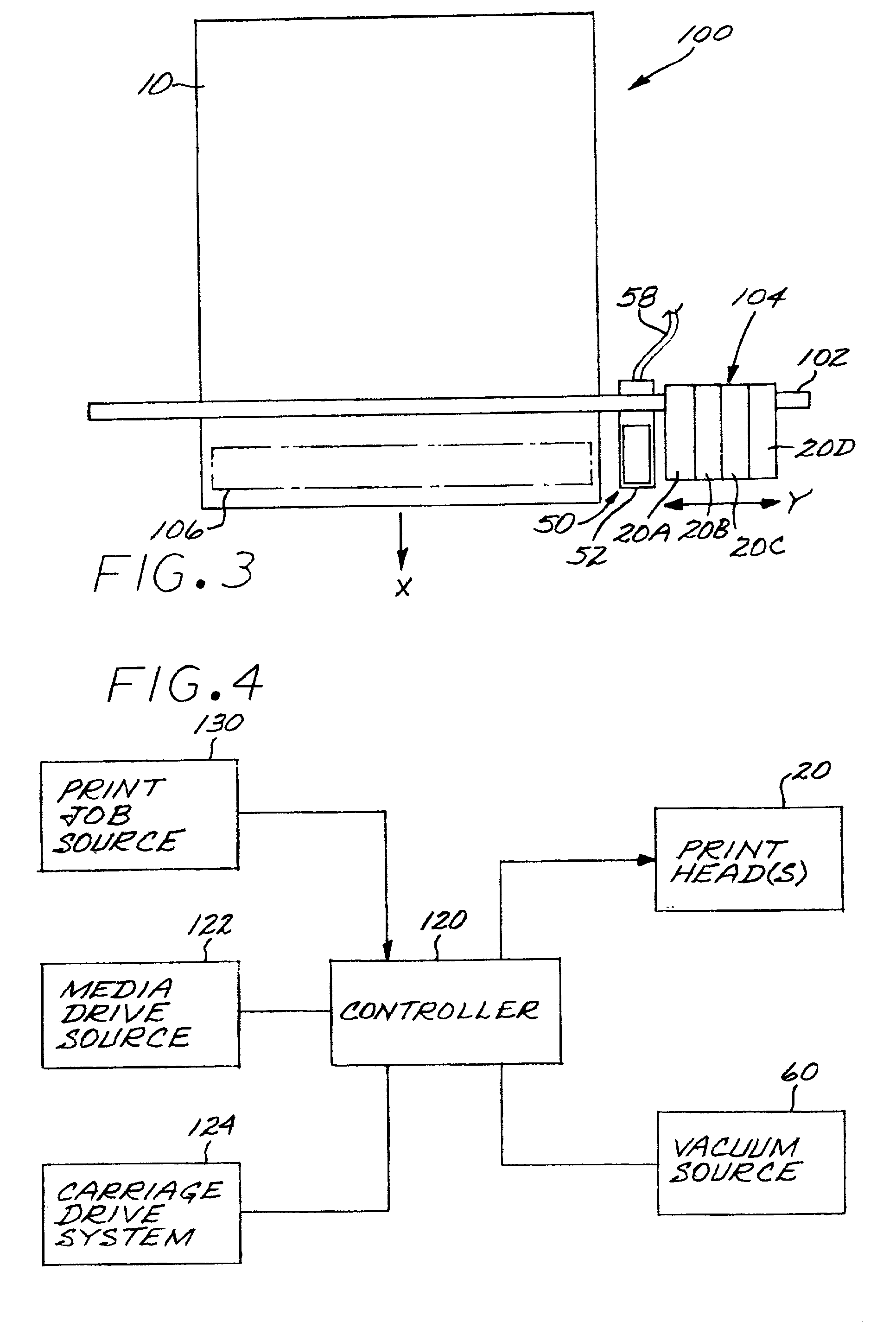 Vacuum spittoon for collecting ink during servicing of ink jet printheads