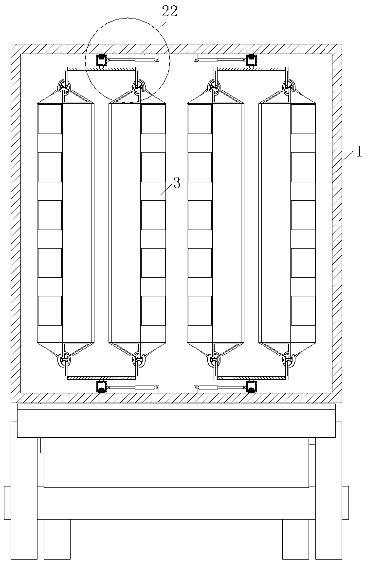 A kind of logistics dispatching vehicle with adjustable center of gravity