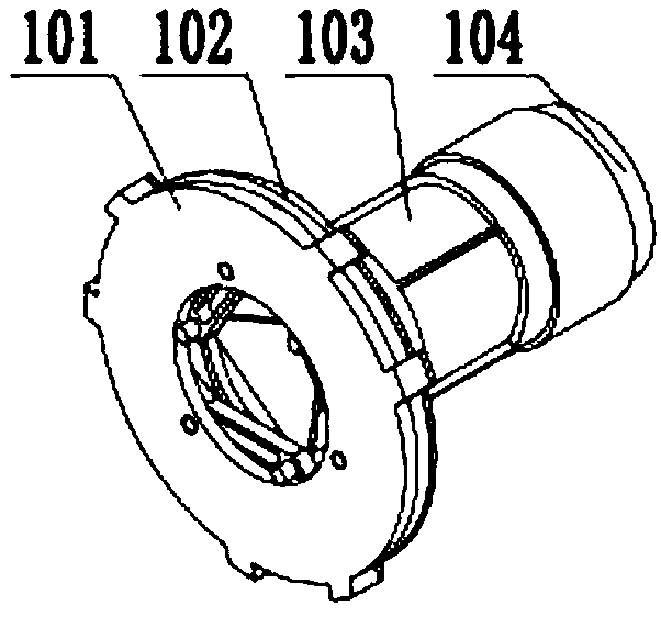 Disk inner hole pickup device