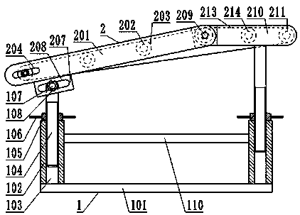 An automatic transfer device that is easy to adjust and use