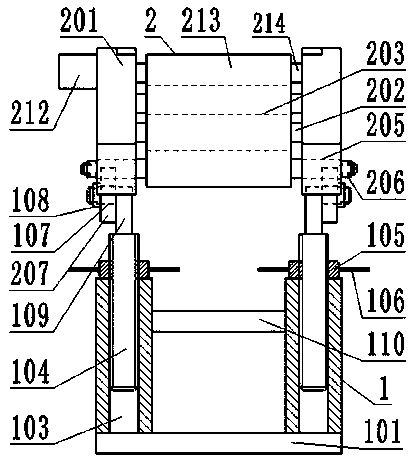 An automatic transfer device that is easy to adjust and use