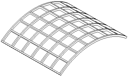 Self-stressing cable rod and rigid net shell combined structure and construction method thereof