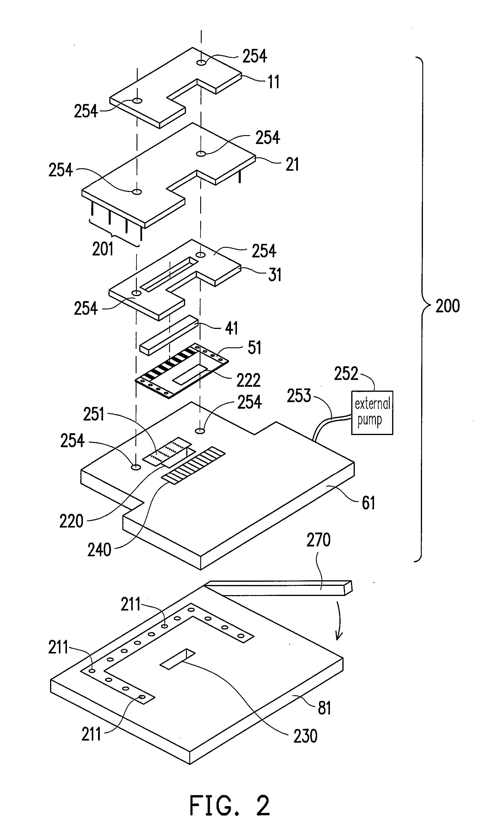 Fixture for analyzing thin flexible electronic device