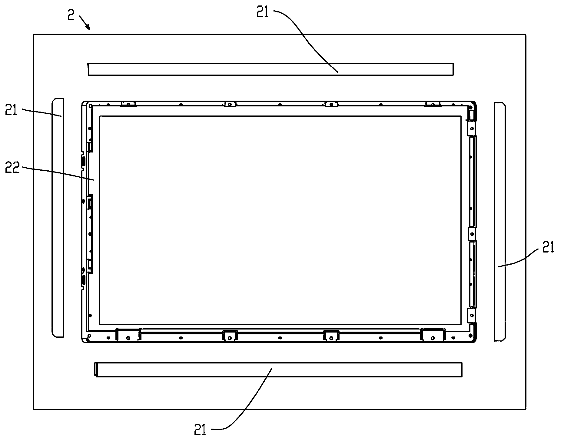 Liquid crystal display device and mould