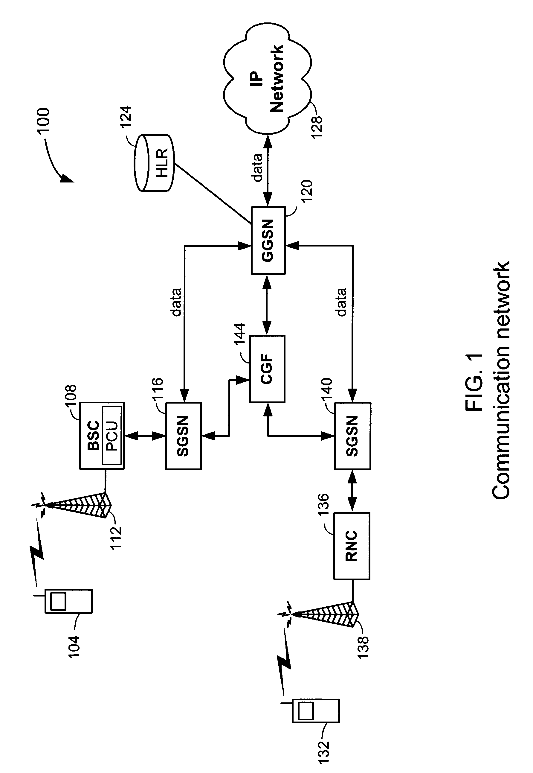 Method for extending content aware accounting to a serving GPRS node