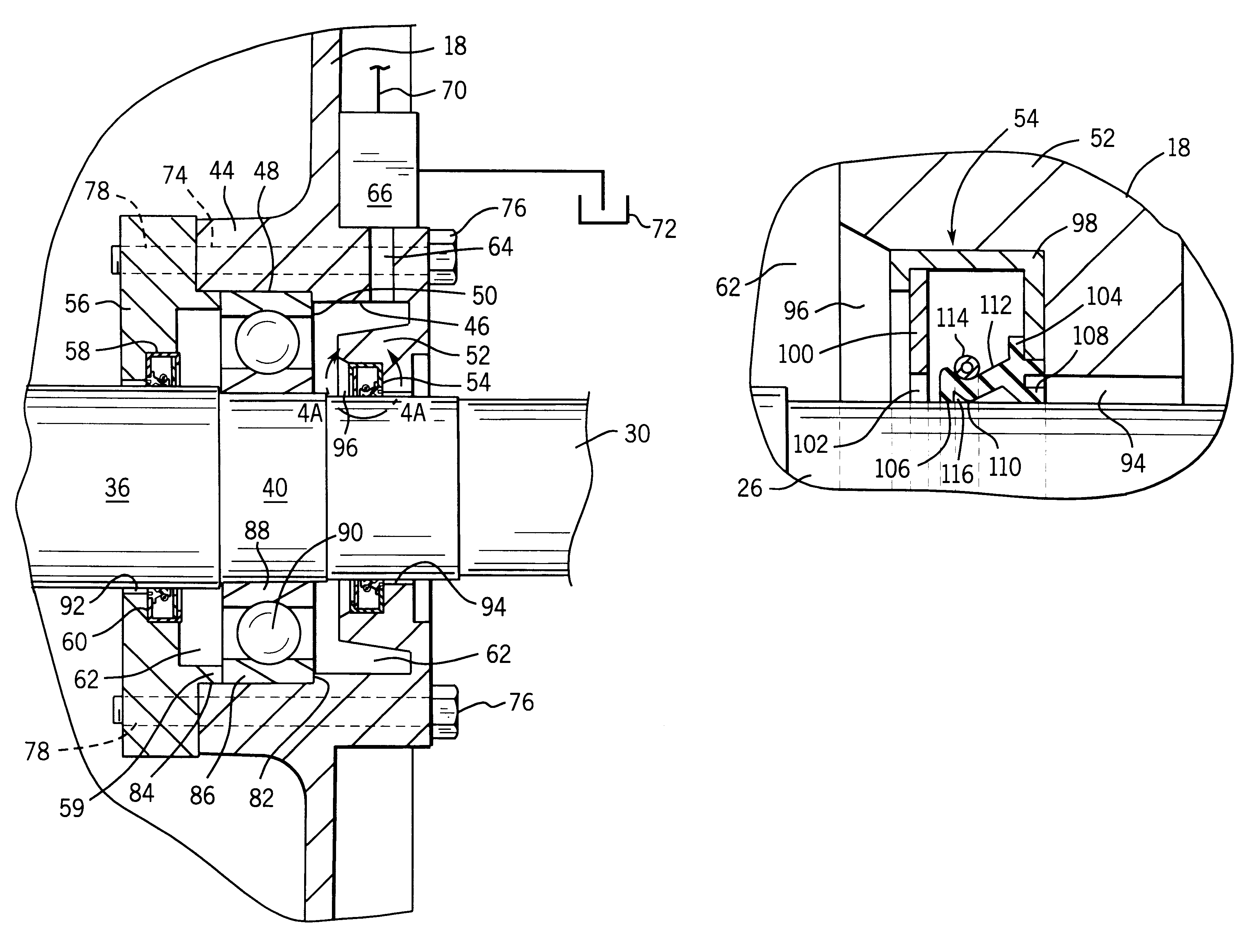 Seal arrangement for an electric motor